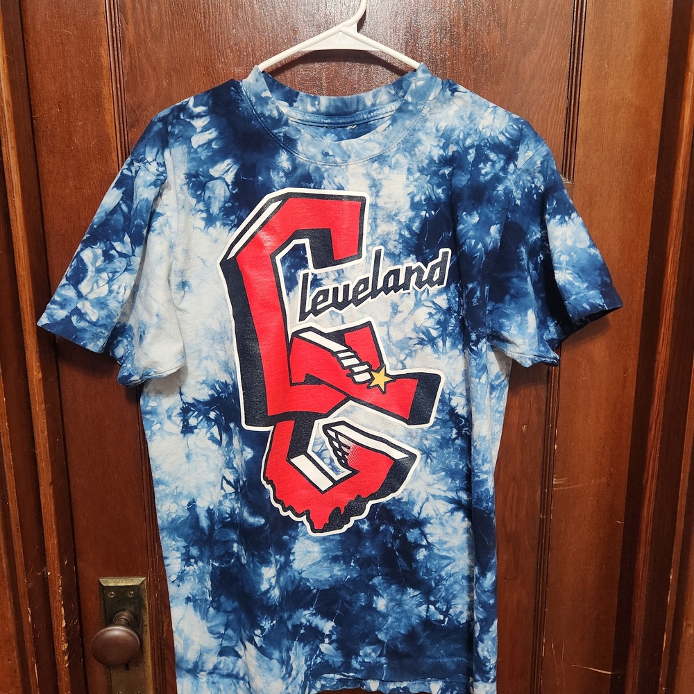 Cleveland  Tie-Dye T-Shirt - Blue